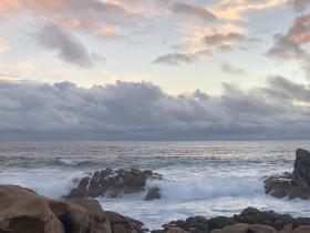 2020-03-31d  Rough, rocky W-facing shore at Canal Rocks, S of Yallingup, SW of Dunsborough